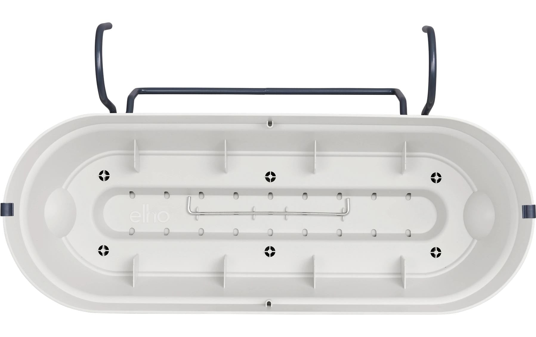 elho Campana Balkonkasten – 11 l – Kunststoff, weiss