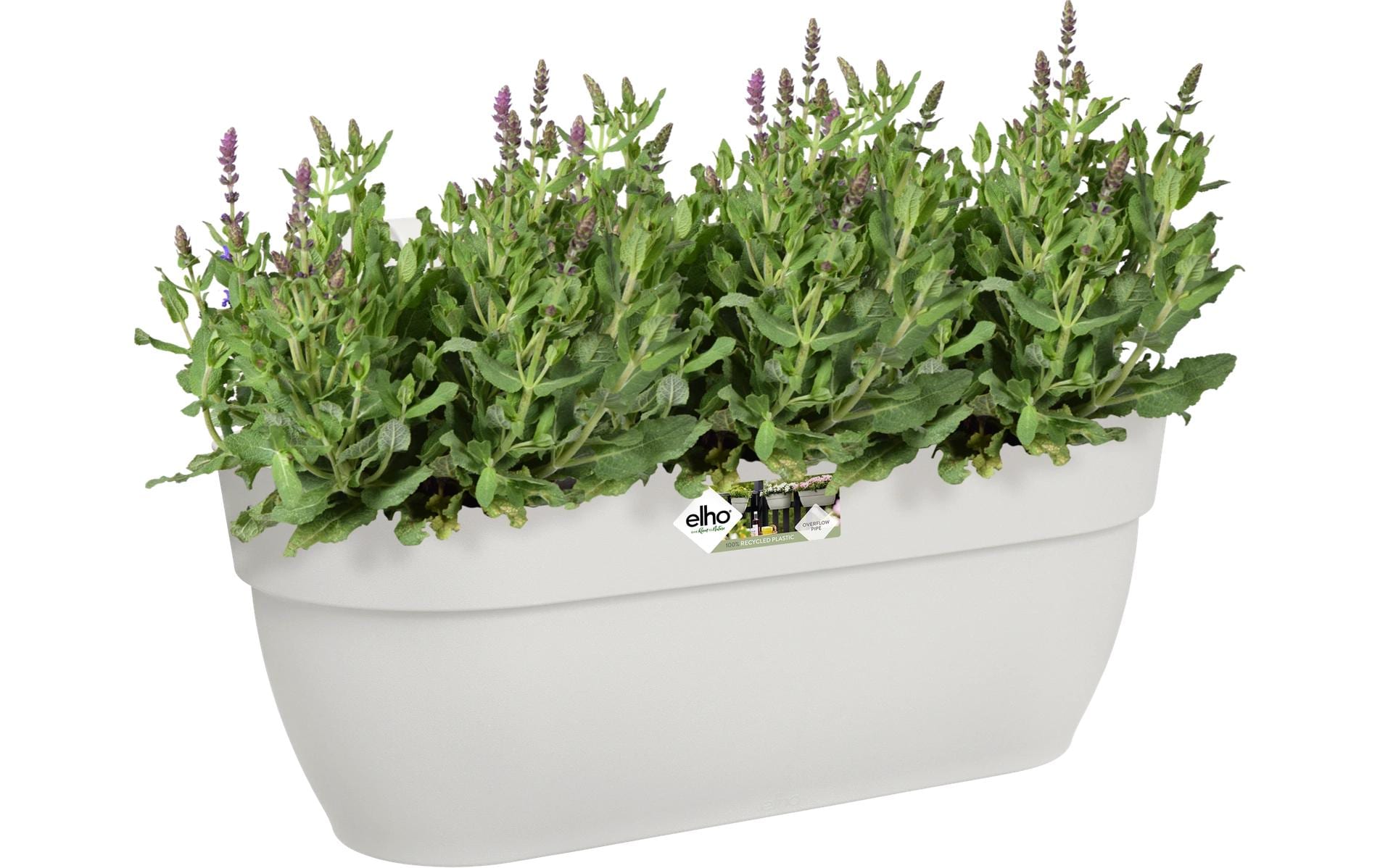 elho Campana Easy Hanger – Hängeblumentopf – 7500 ml – Kunststoff, weiss
