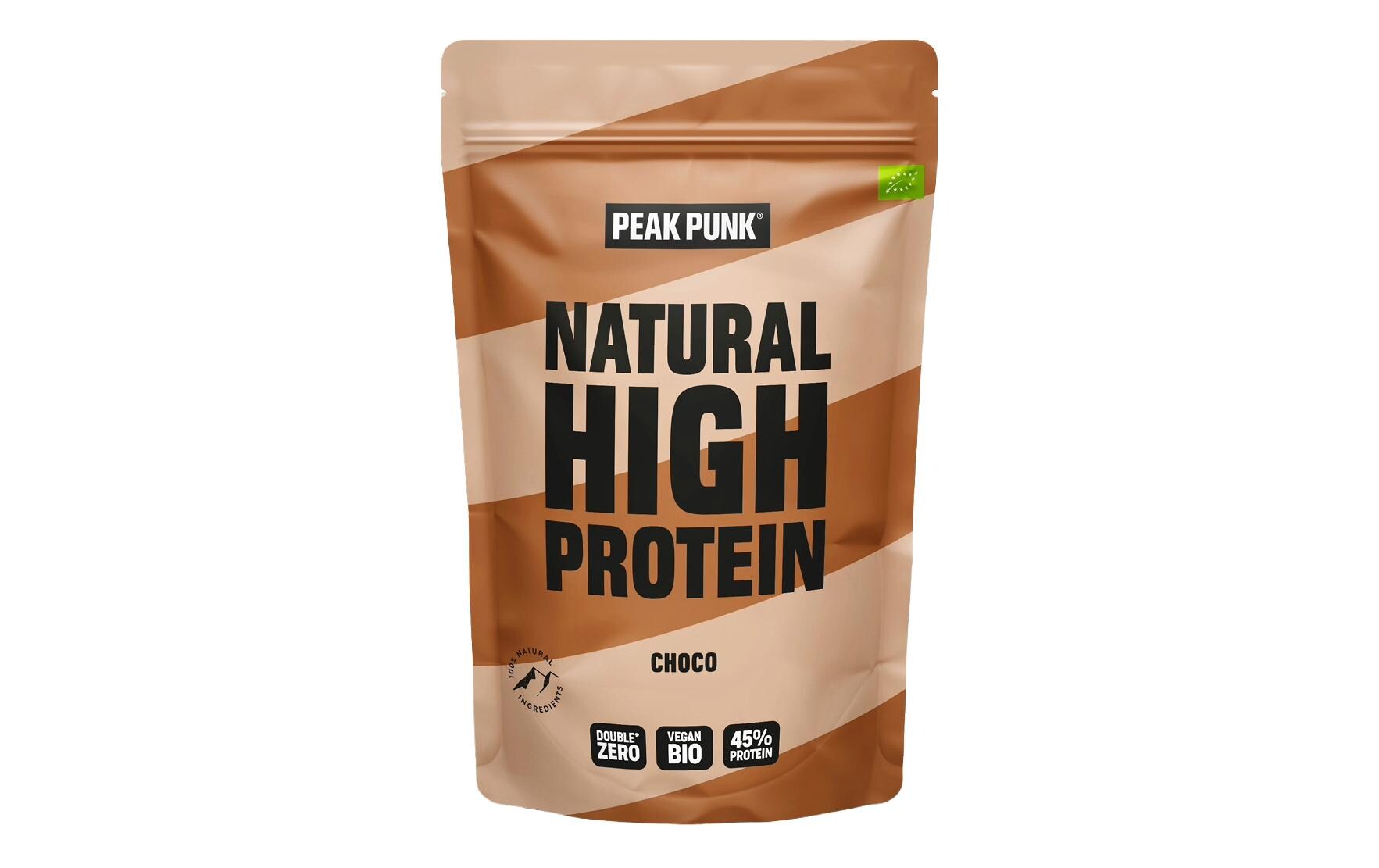 Peak punk Protein-Shake Pulver Schokolade – Bio, glutenfrei – 250 g
