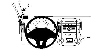 Brodit Auto-Halterung, ProClip – universal