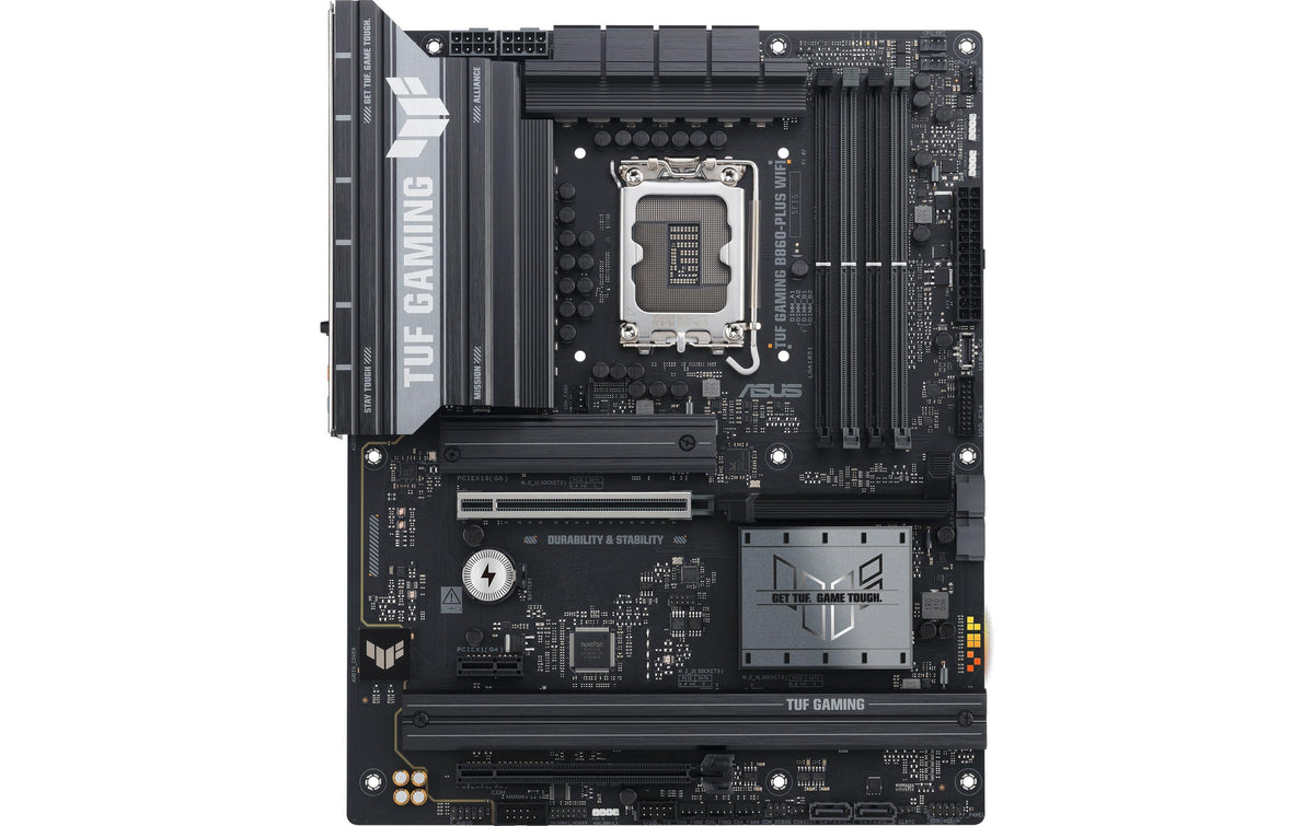 ASUS TUF GAMING B860-PLUS WIFI – Mainboard – LGA 1851, Intel B860, ATX, 4×DDR5 (max. 256 GB)