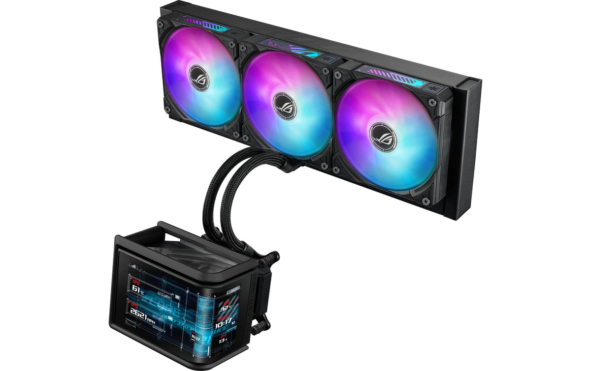 ASUS ROG RYUO IV SLC 360 ARGB – AIO-Kühler – 360 mm, AMOLED-Display, für LGA 1700, LGA 1851, AM4 und andere