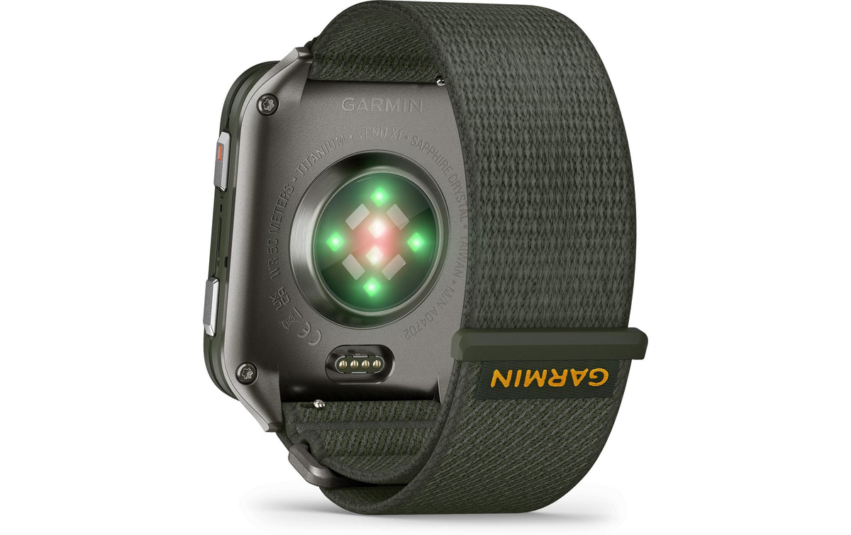 Garmin Venu Sq 2 Music 46 mm GPS – Slate, Moss, 50 m, für Android, iPhone