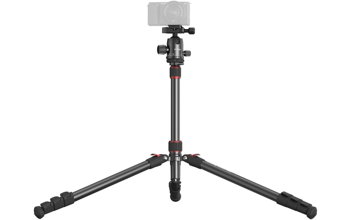 SmallRig Dreibeinstativ – bis 200 cm, 5 kg Traglast – 47 cm zusammengelegt, Aluminiumlegierung, 1/4", 3/8"