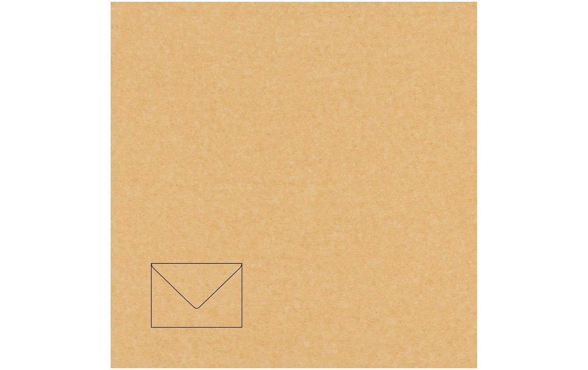 Rico design Couvert B6, ohne Fenster, gold, 120 g/m² – 50 Stk.