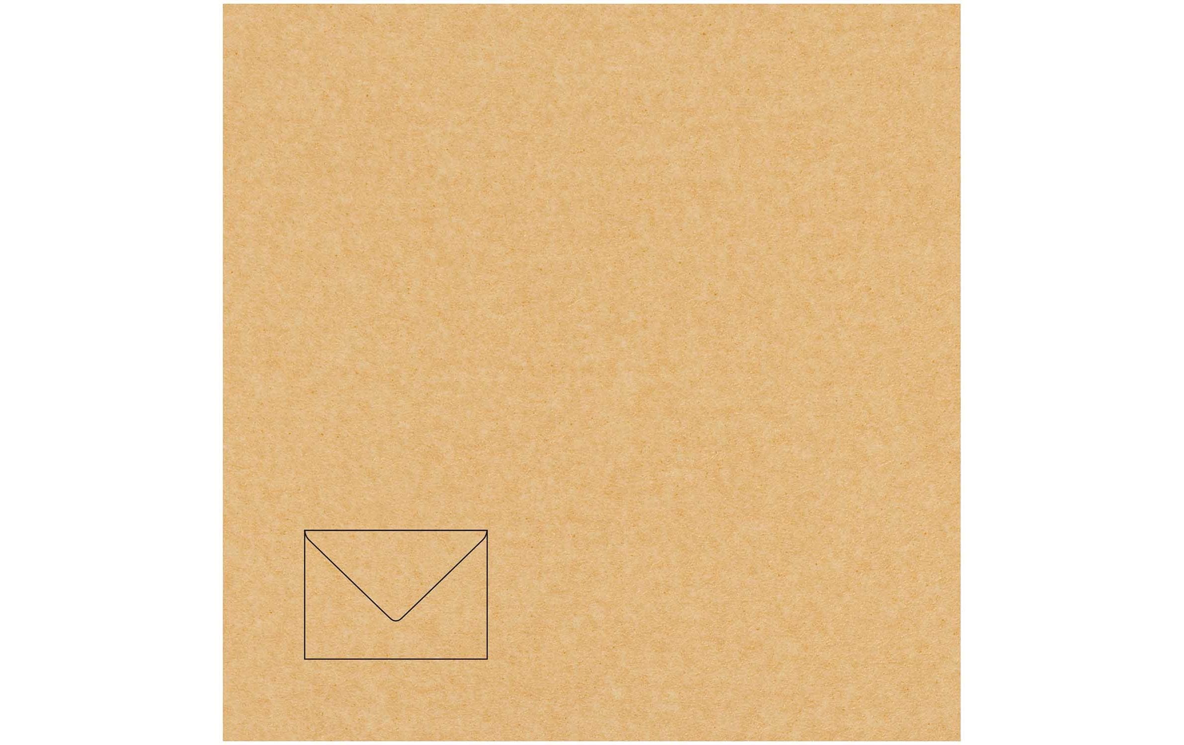 Rico design Couvert B6, ohne Fenster, gold, 120 g/m² – 50 Stk.