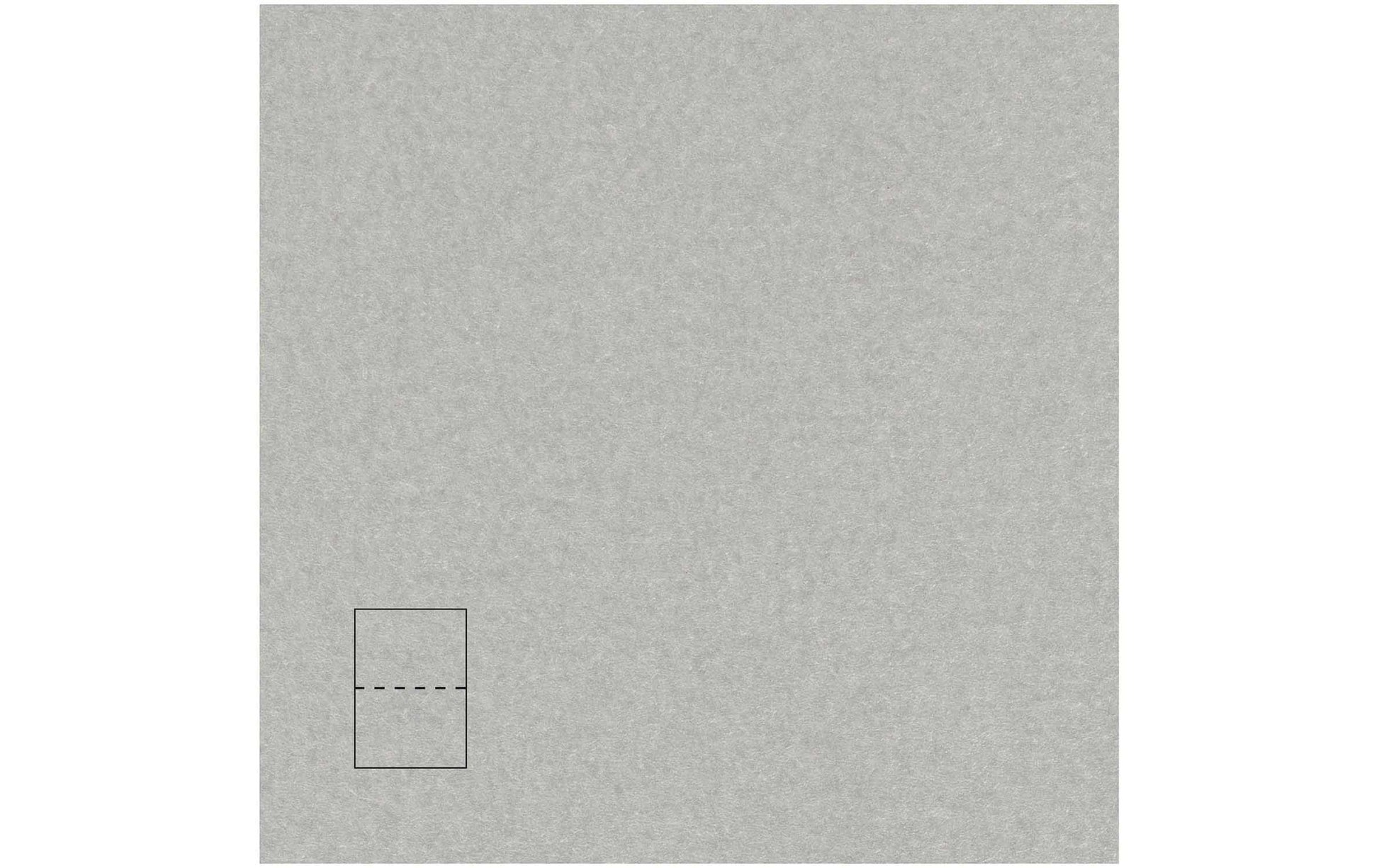 Rico design Grusskarte – A4, Papier 250 g/m², Silber