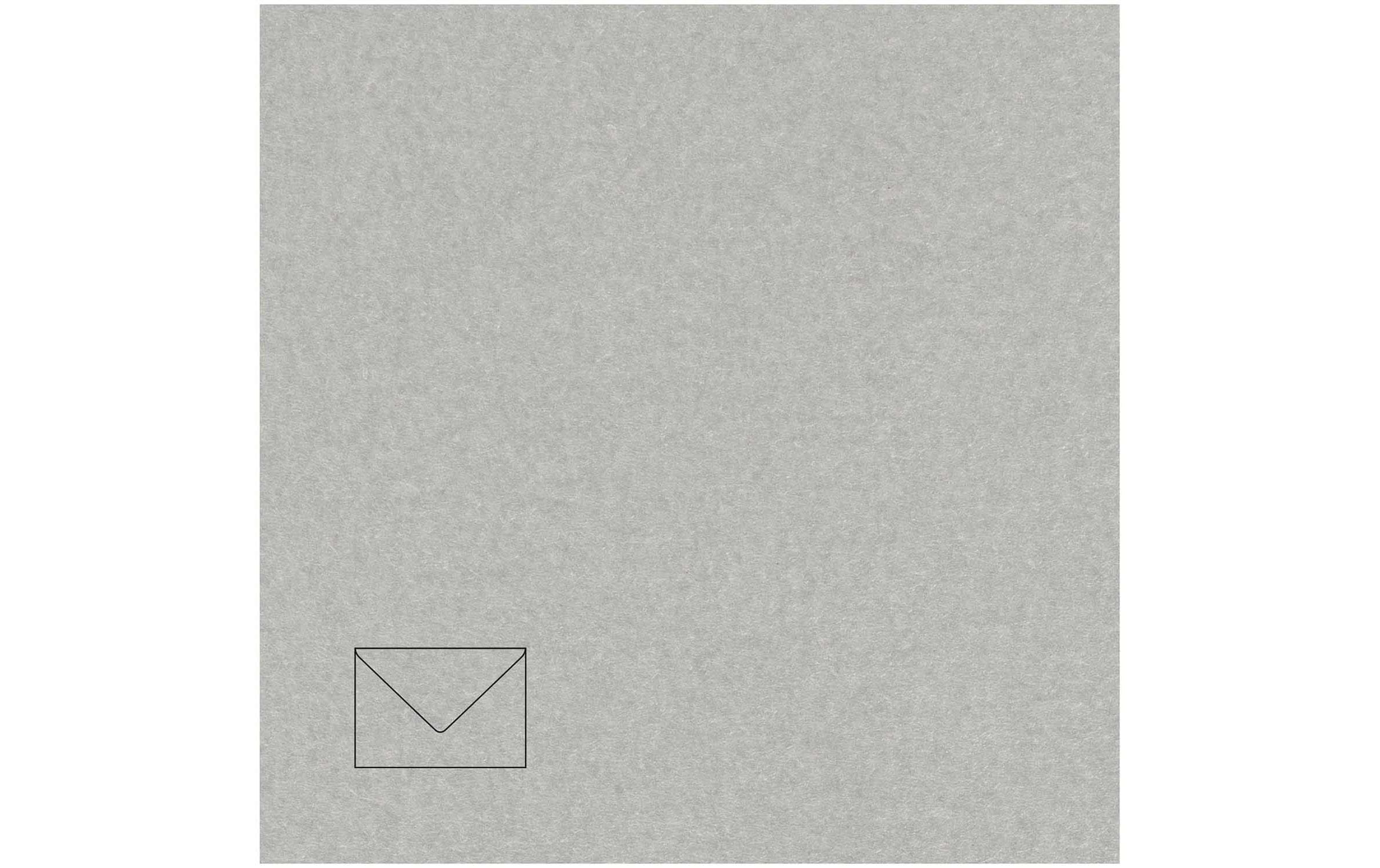 Rico design Couvert C6 – ohne Fenster, Design Crystal Silber, 120 g/m², 50 Stk.