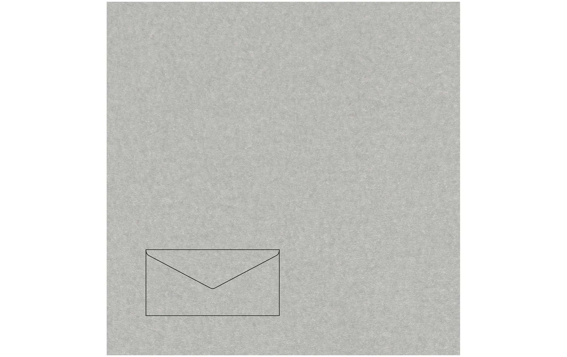 Rico design Couvert C5/6, ohne Fenster, silber, 120 g/m² – 50 Stk.