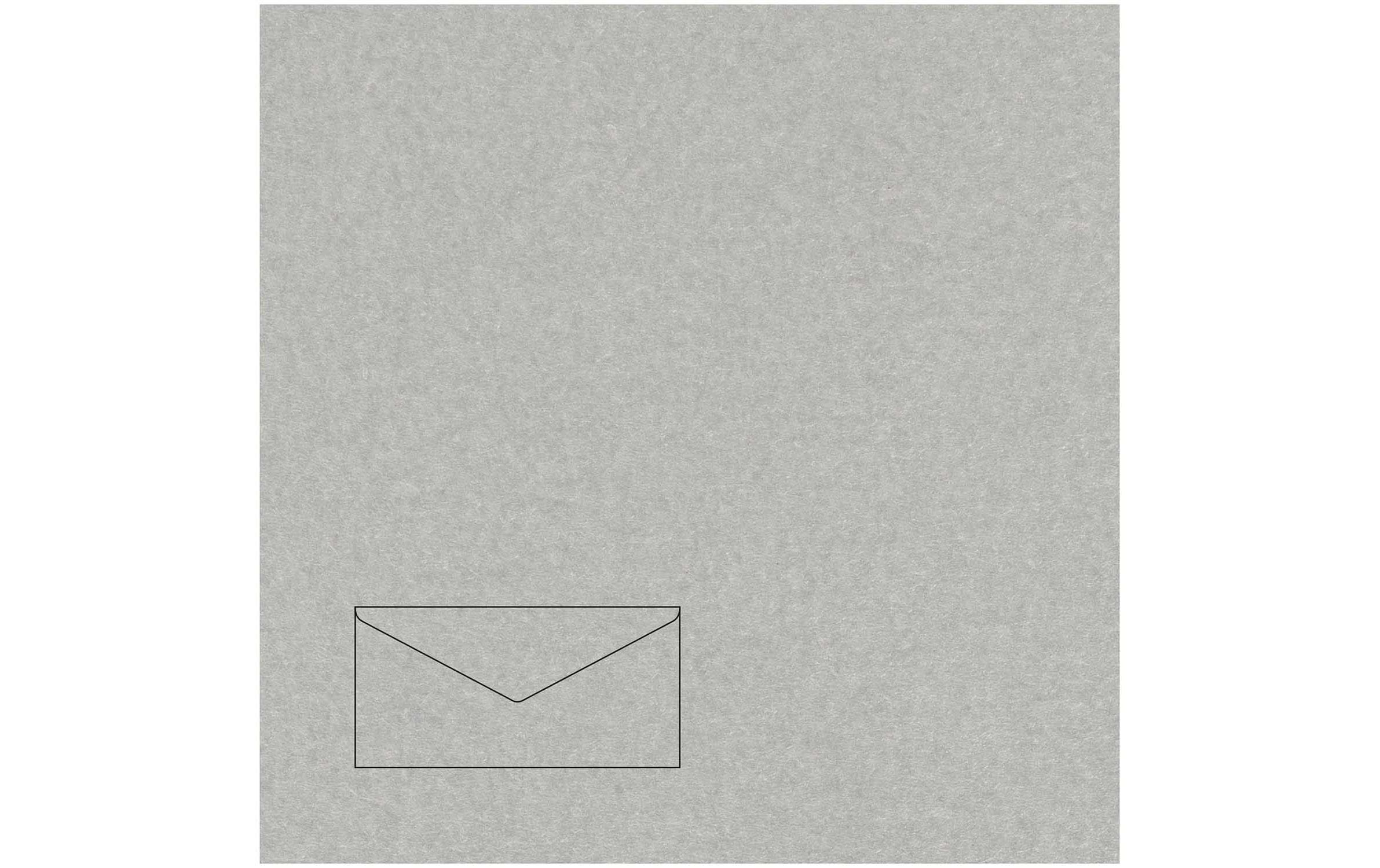 Rico design Couvert C5/6, ohne Fenster, silber, 120 g/m² – 50 Stk.
