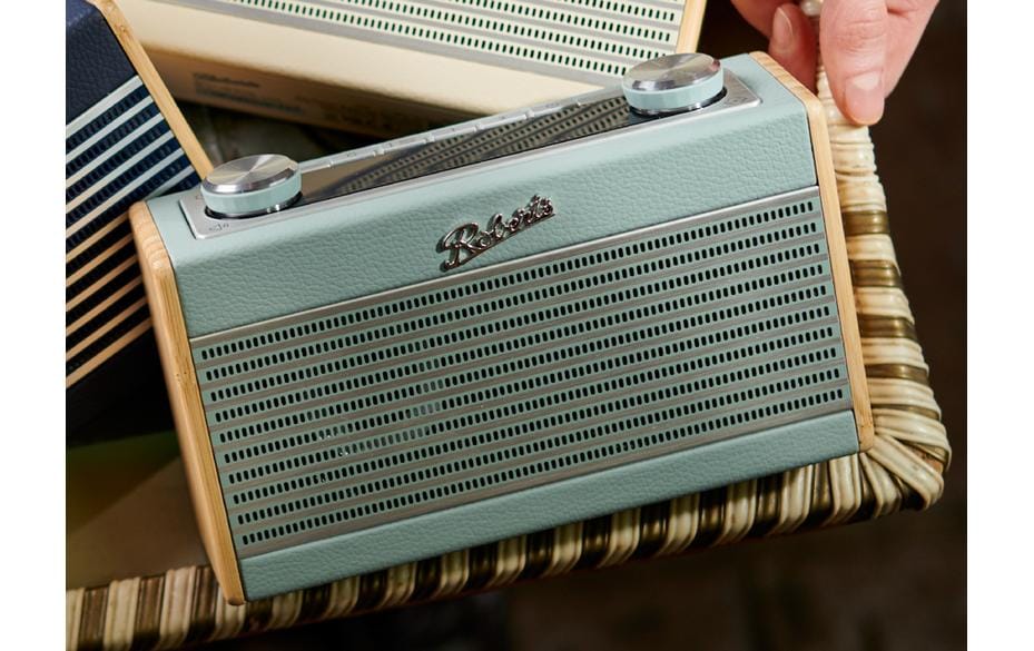 Roberts Radio Roberts Rambler Uno – DAB-/Internetradio – Portabel – DAB+, Akkubetrieb – Himmelblau