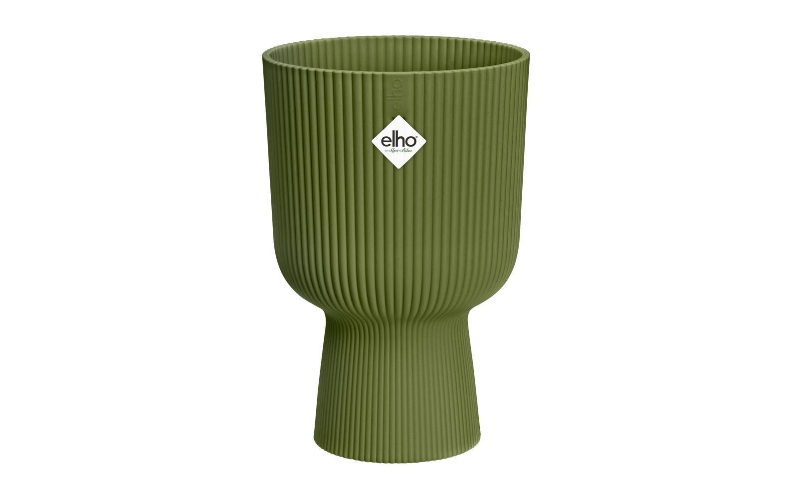 elho Vibes Fold Coupe 30 Pflanzgefäss – Ø 30 cm, 16 l – Kunststoff, grün