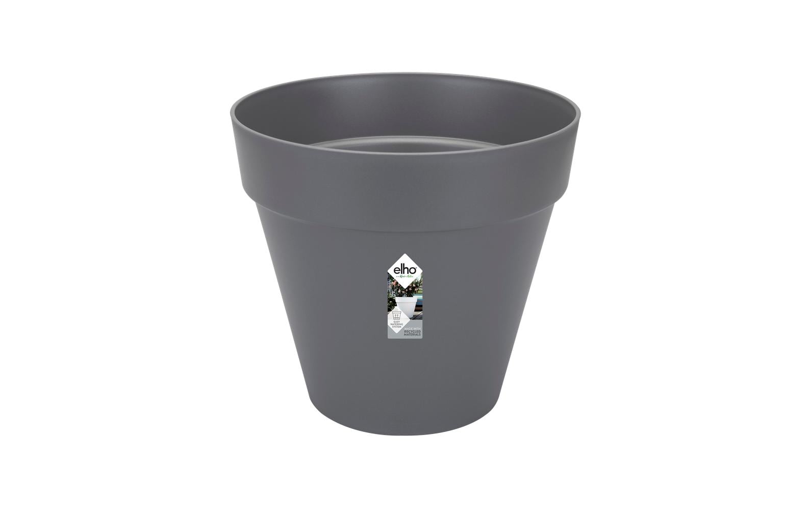 elho Loft Urban Schale – Kunststoff, Schwarz – 24000 ml