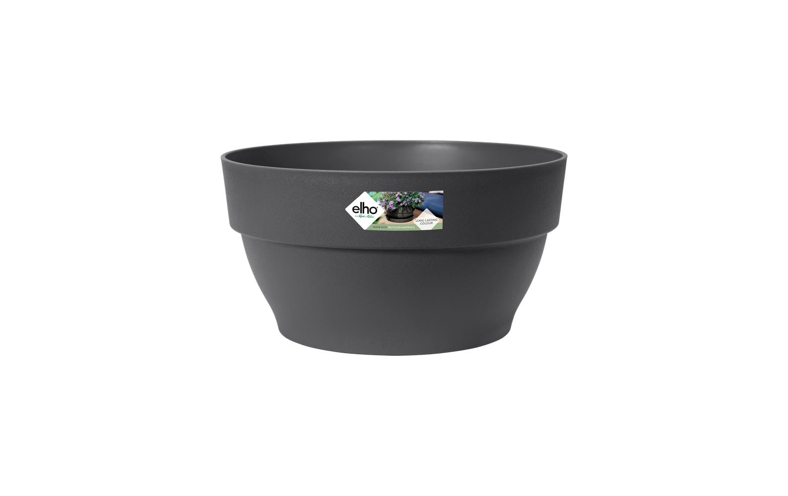elho Schale – Kunststoff, Schwarz – Ø 34 cm