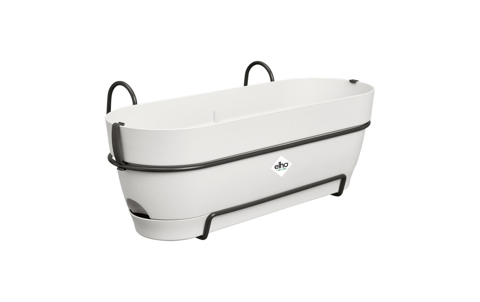 elho Campana Balkonkasten – 11 l – Kunststoff, weiss