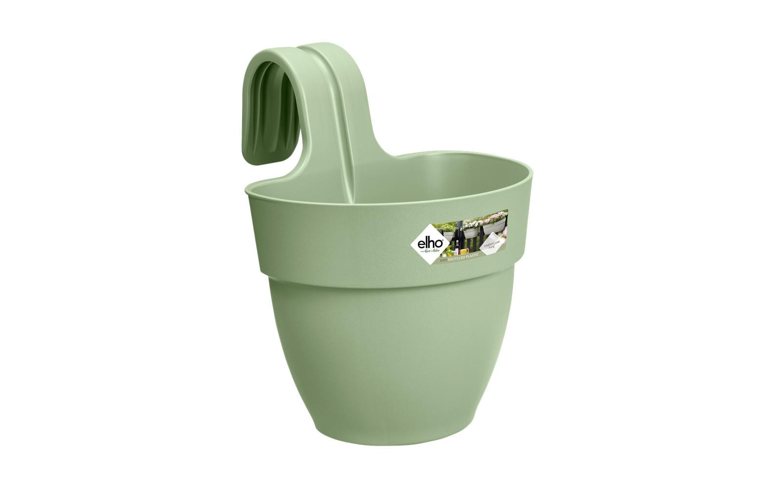 elho Hänge-Blumentopf – 2800 ml – Kunststoff, Grün