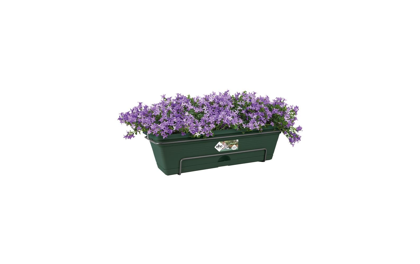 elho Green Basics Balkonkasten – 68,5 × 16,5 × 26 cm – Recycling-Kunststoff, Grün