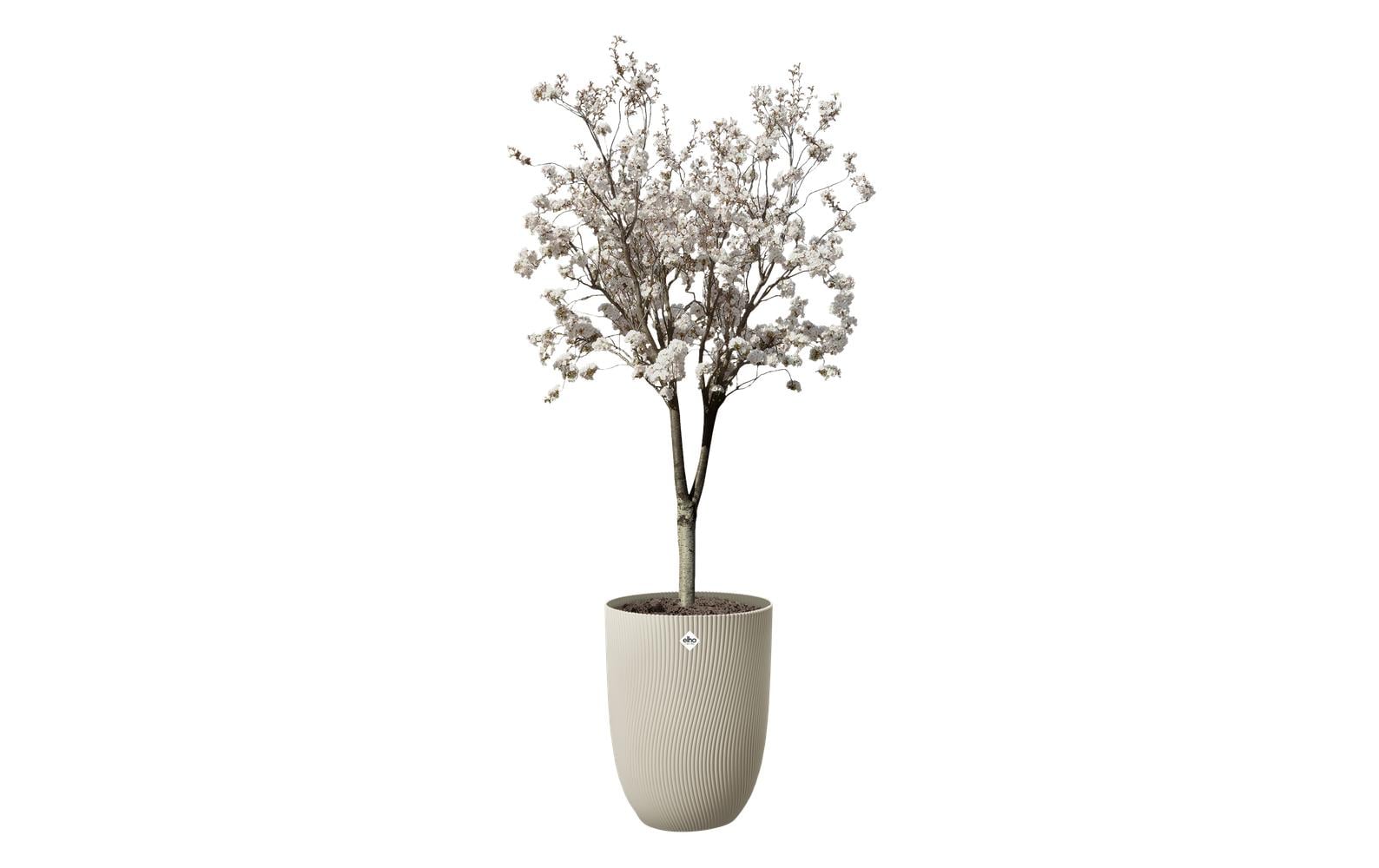 Elho Sereh Schale – Kunststoff, beige – Ø 39 × 53 cm