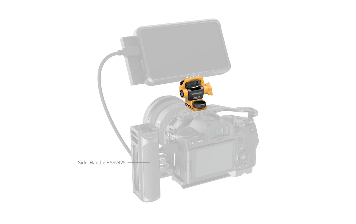 SmallRig 5520 Monitor-Halterung – verstellbar, 1/4"-Gewinde – Schwarz