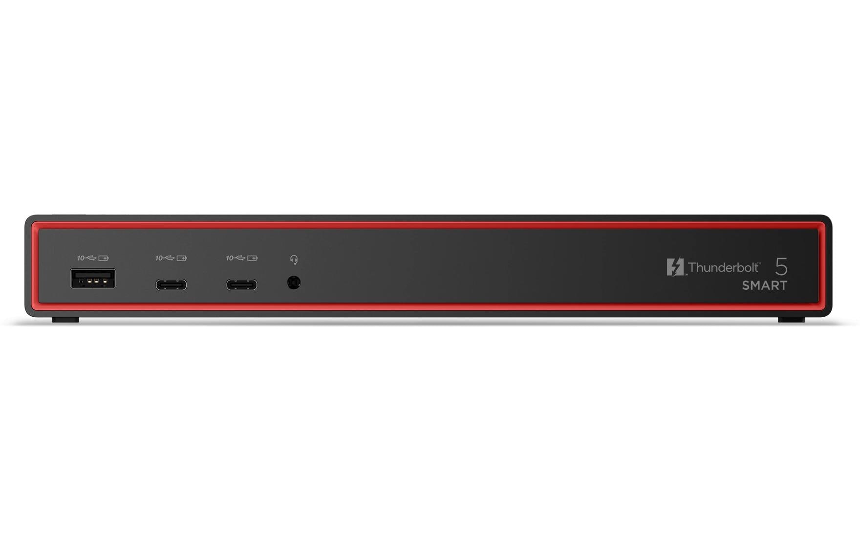 Lenovo Smart Dock 7500 Dockingstation – Thunderbolt 5, 2× DP, 1× HDMI, 180 W PD, 2,5GbE, für Windows/Mac/Linux