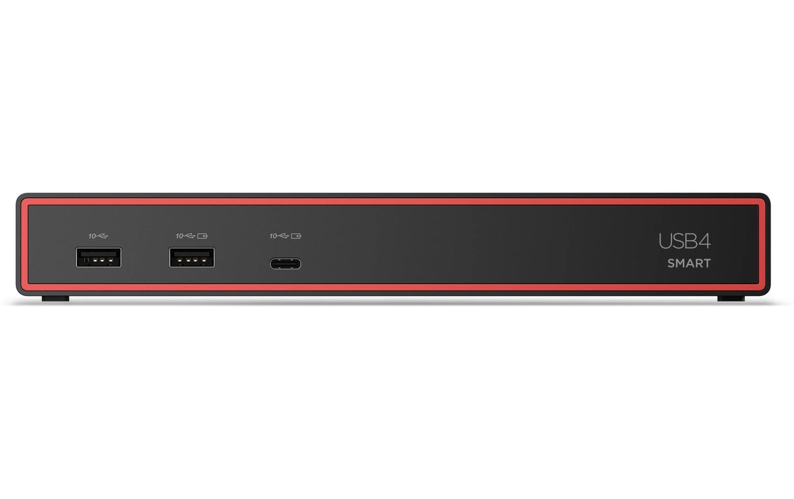 Lenovo SmartDock 5500 Dockingstation – USB4, 2× DP, 1× HDMI, 100 W PD, GbE, für Windows/Mac