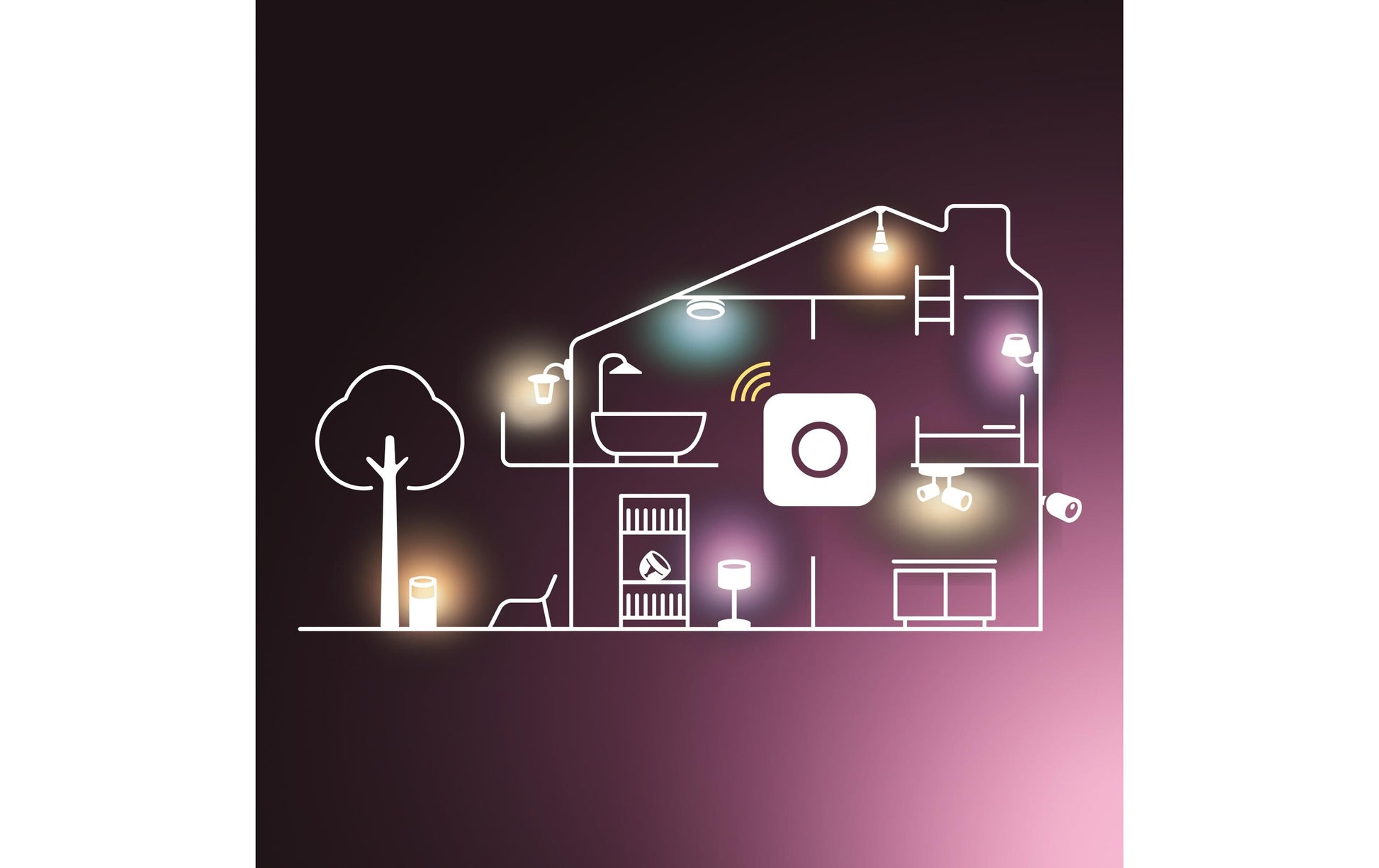 Philips by Signify Philips Hue Smart-Leuchtmittel E27 A60 – RGB+CCT, 810 lm, 6 W, Zigbee/Bluetooth – für Alexa, HomeKit – 2 Stk.