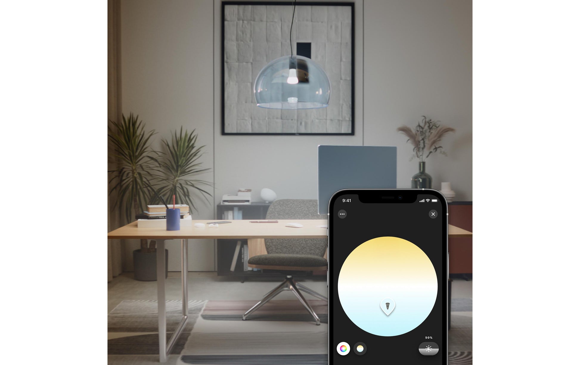 Philips by Signify Philips Hue Smart-Leuchtmittel E27 White Ambiance – 1600 lm, Farbtemperatur einstellbar, Zigbee, dimmbar