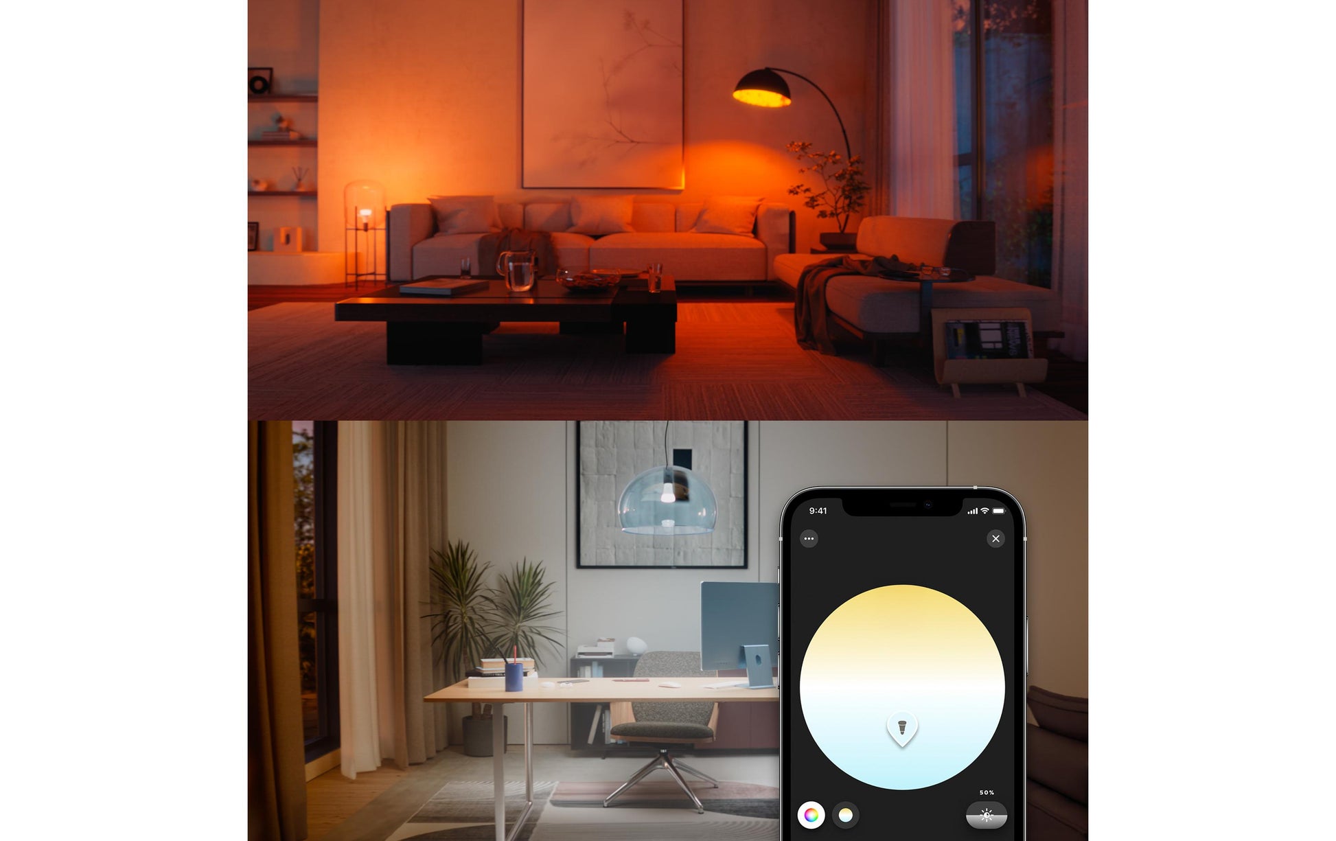 Philips by Signify Philips Hue Smart-Leuchtmittel E27 – RGB+CCT, 1600 lm, 11,8 W – für Amazon Alexa, Google Assistant