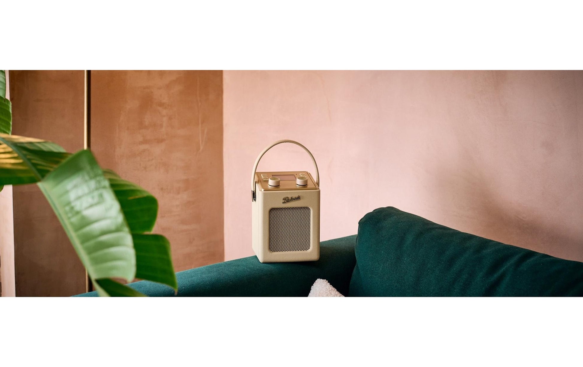 Roberts Radio Roberts Revival Mini 2 – DAB-/Internetradio – Portabel – UKW, Bluetooth, Akkubetrieb – Creme