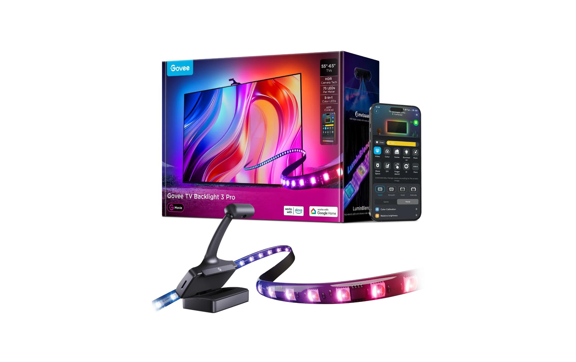 Govee TV-Backlight-Kit – 5 m, für 55–65"