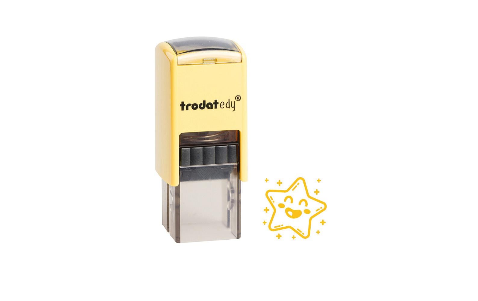 Trodat Edy Fix – Motivstempel, Sternmotiv, Gelb