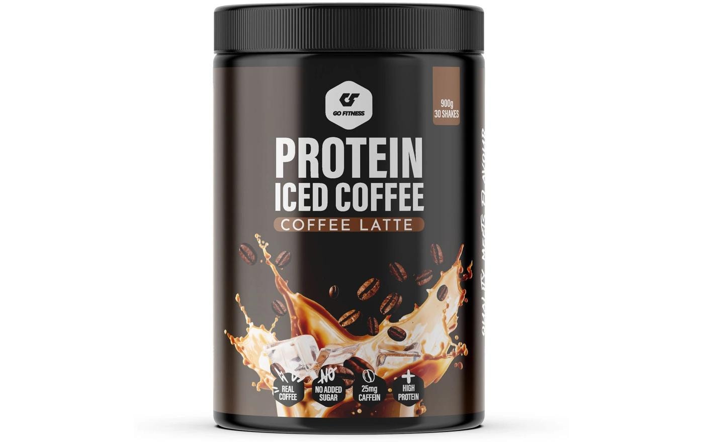 Go Fitness Whey Protein Kaffee – laktosefrei, ohne Zuckerzusatz – 900 g