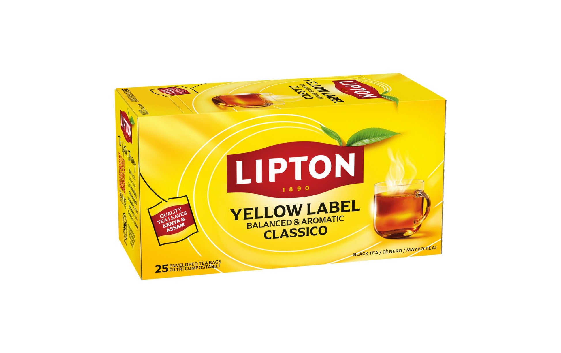 Lipton Schwarztee Yellow Label – Teebeutel 25 Beutel
