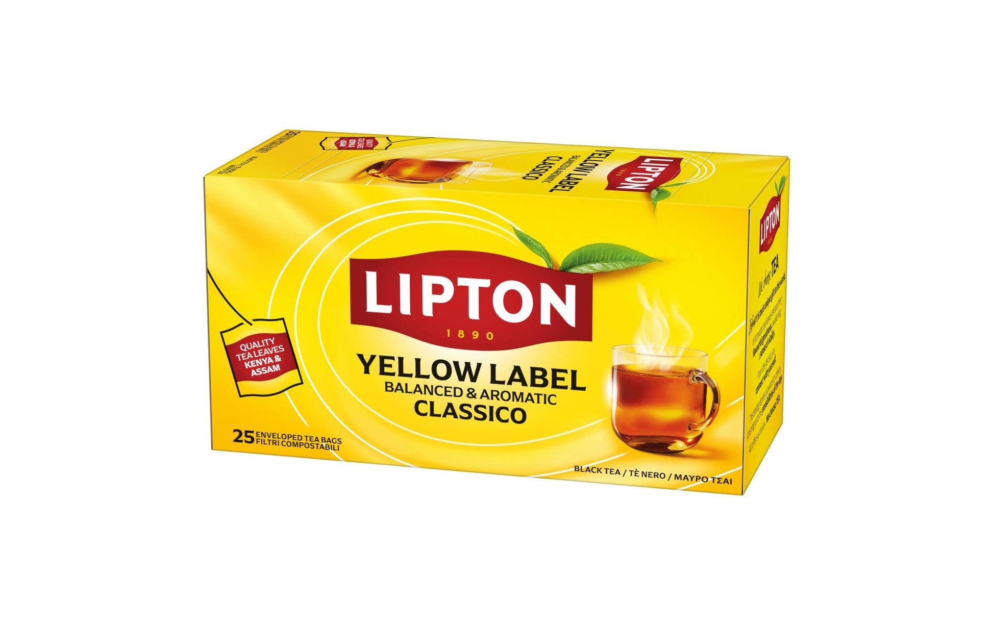Lipton Schwarztee Yellow Label – Teebeutel 25 Beutel