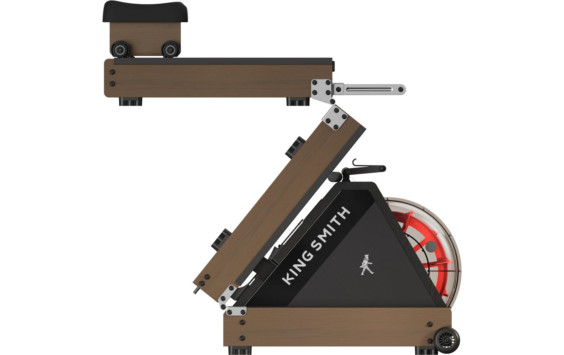 Kingsmith Rudergerät WR20, 207 × 58 × 48 cm, 150 kg – Walnuss