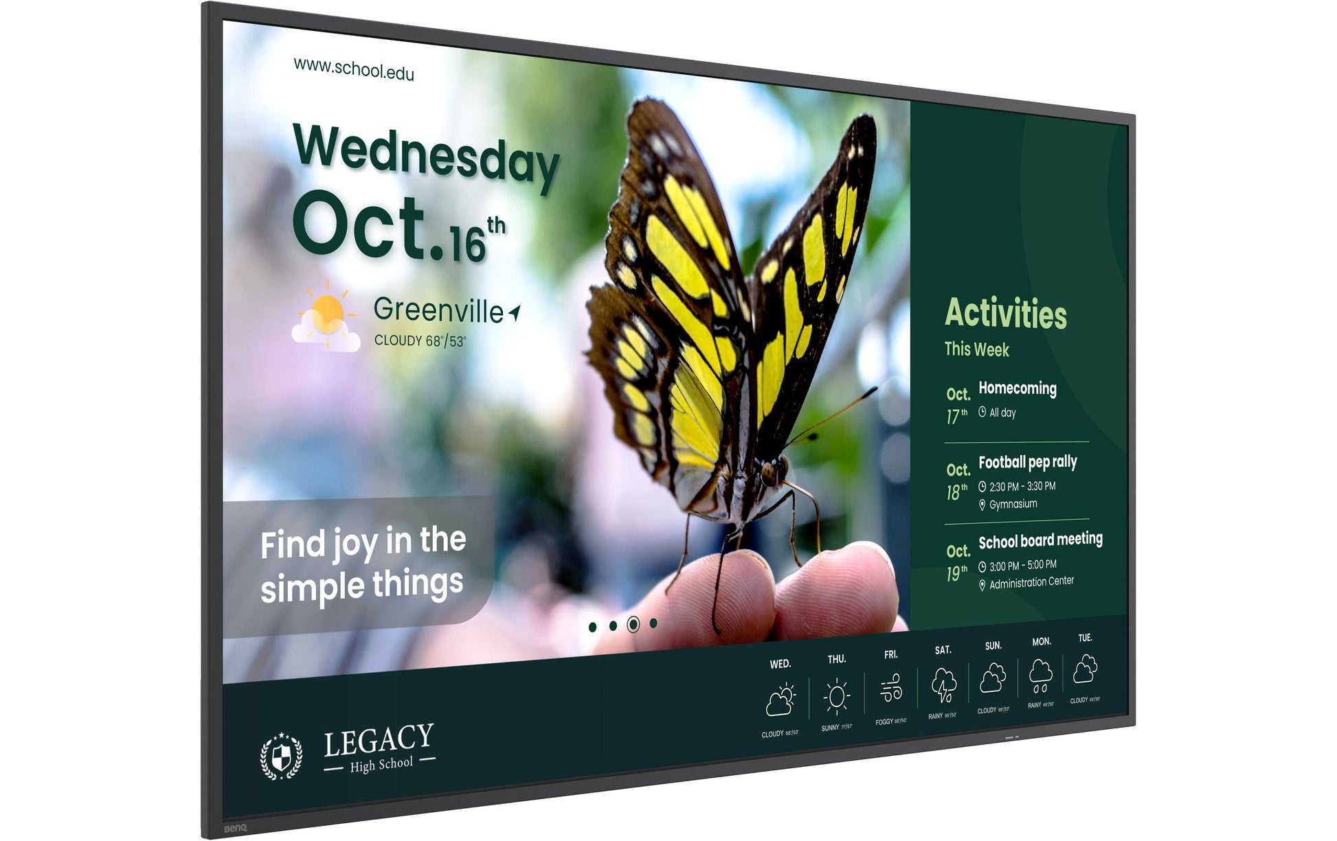 BenQ ST6504 – Signage-Display, 65", Ultra HD 4K, 350 cd/m²
