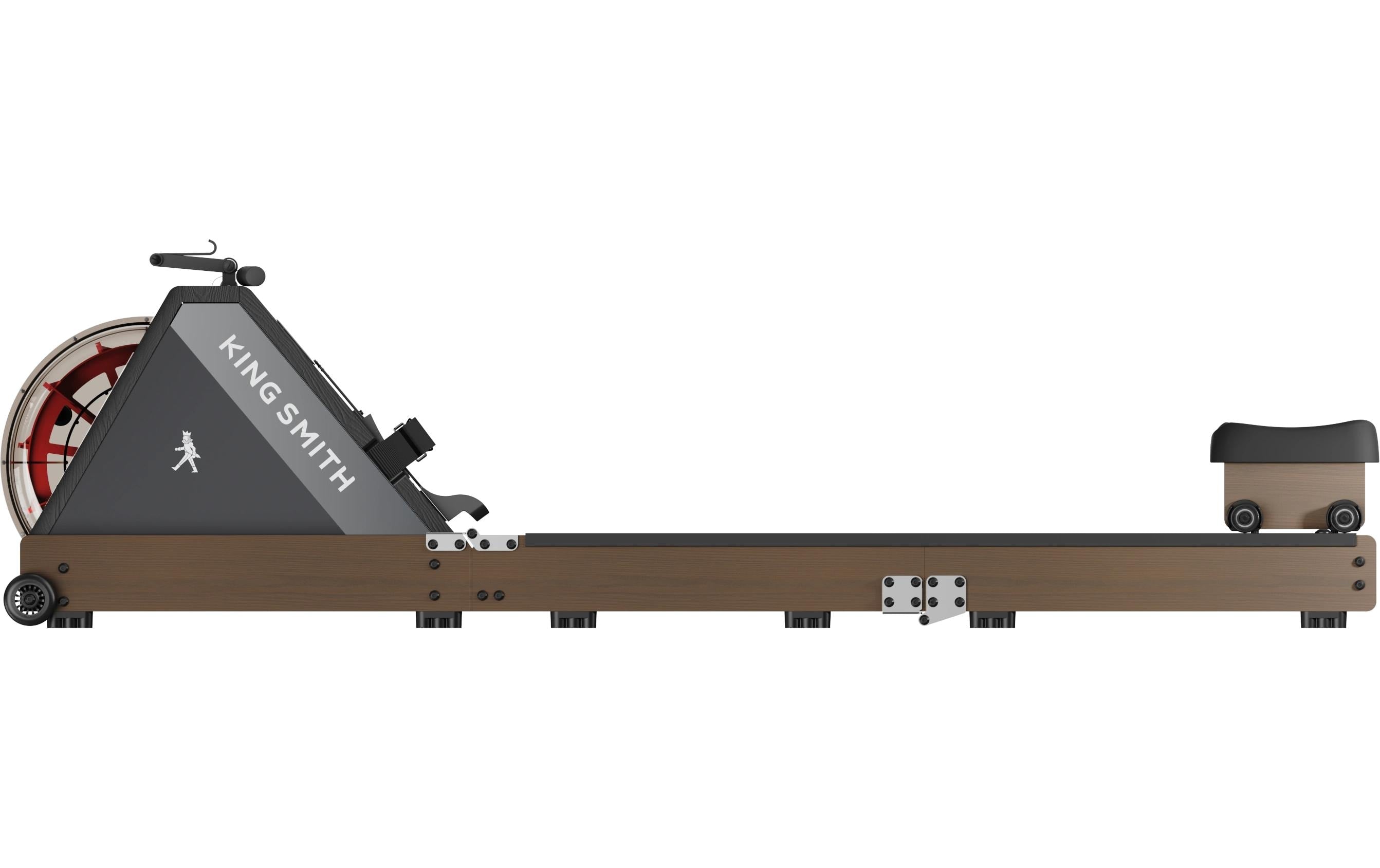 Kingsmith Rudergerät WR20, 207 × 58 × 48 cm, 150 kg – Walnuss