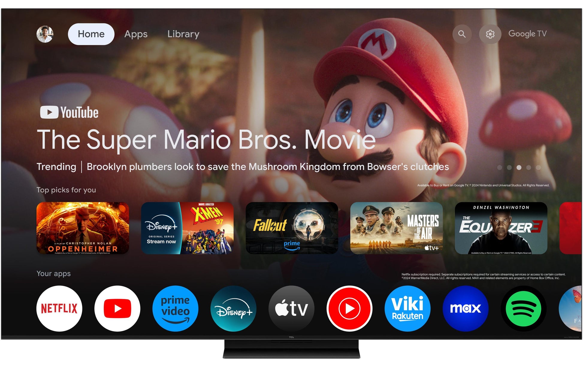 TCL C7K – 75" Mini-LED QLED UHD 4K, Google TV (2025)