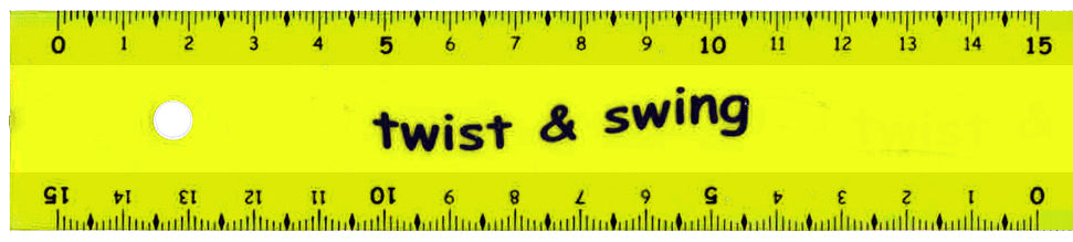 Standard Lineal – 15,5 cm – flexibel – neongelb
