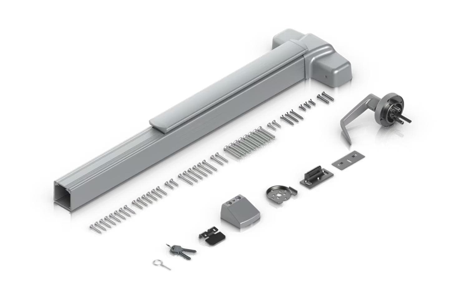 Ubiquiti Riegel – Türe, Netz, Aluminium/Edelstahl, 838×294×94 mm, Silber