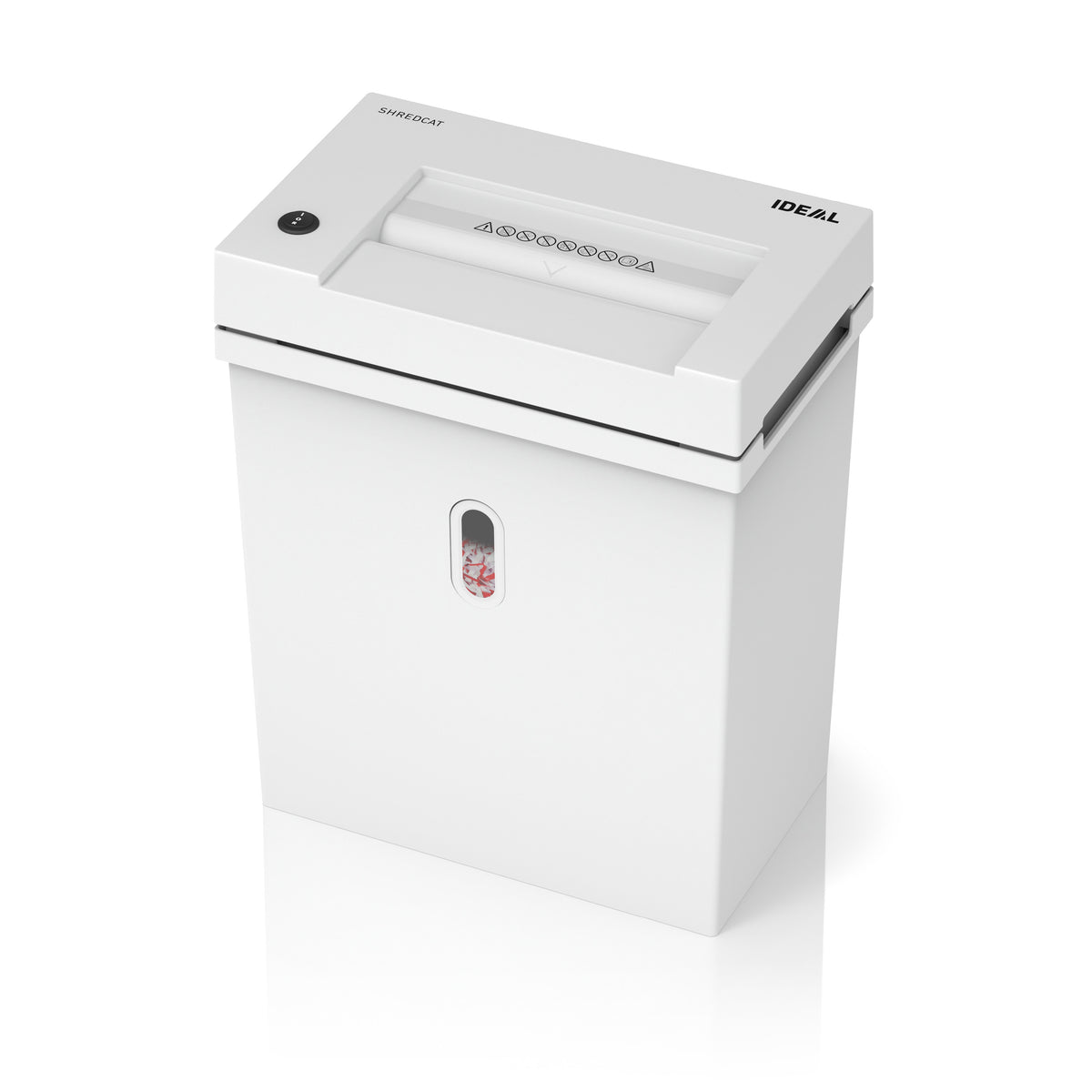 Ideal Shredcat 8200 Aktenvernichter – Partikelschnitt, P-5, 2 × 12 mm