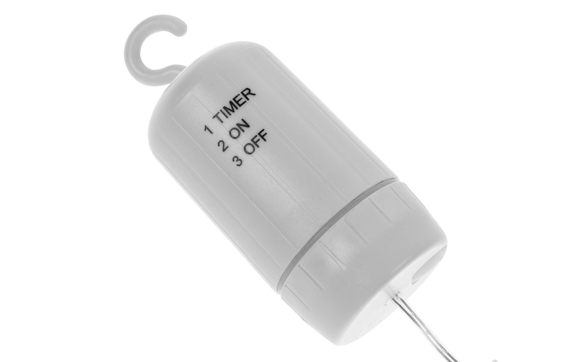 Cocon Deckenleuchte – Ø 40 cm, warmweiss, chrom, batteriebetrieben, timer