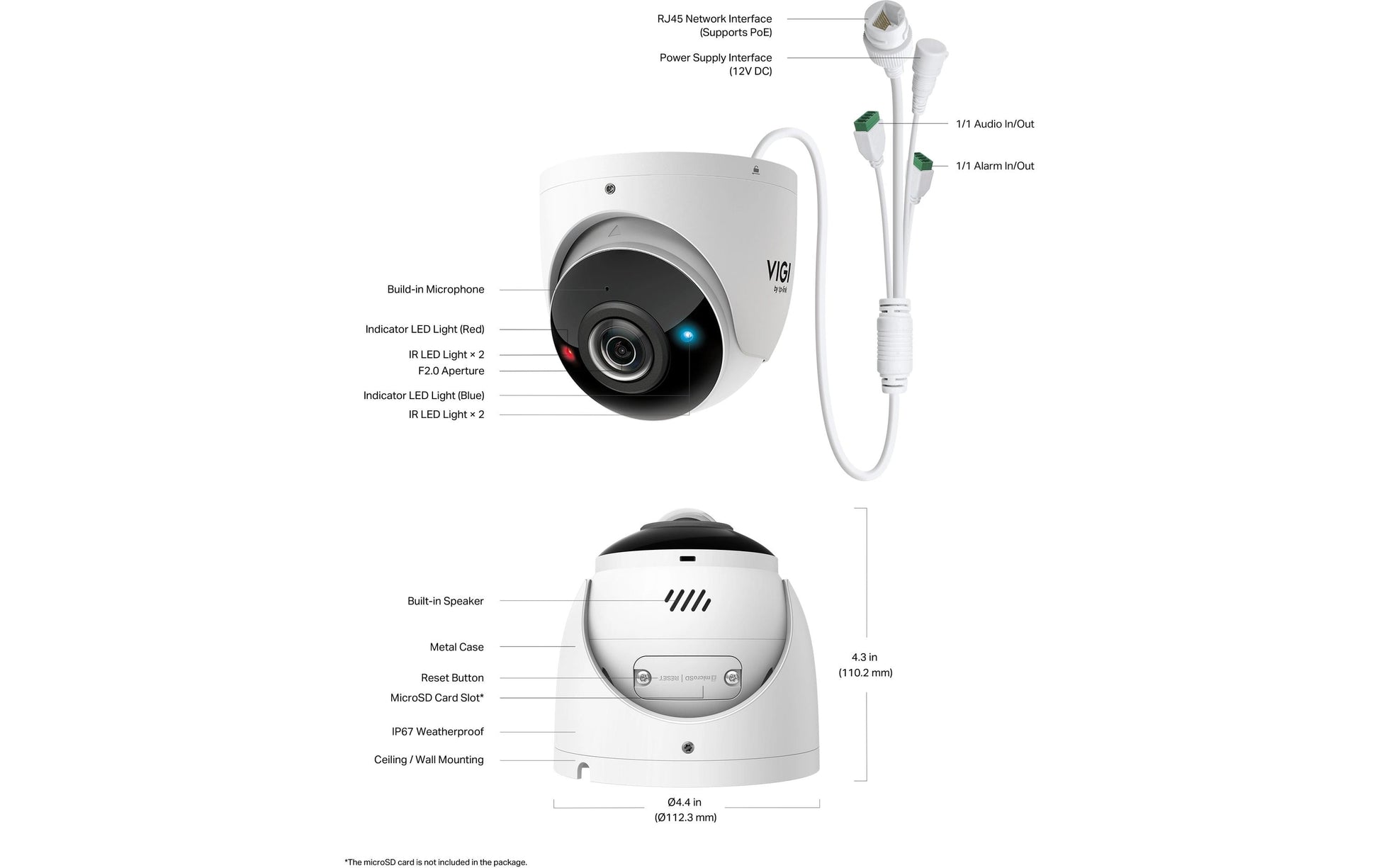 TP-Link Netzwerkkamera – 8 MP, PoE