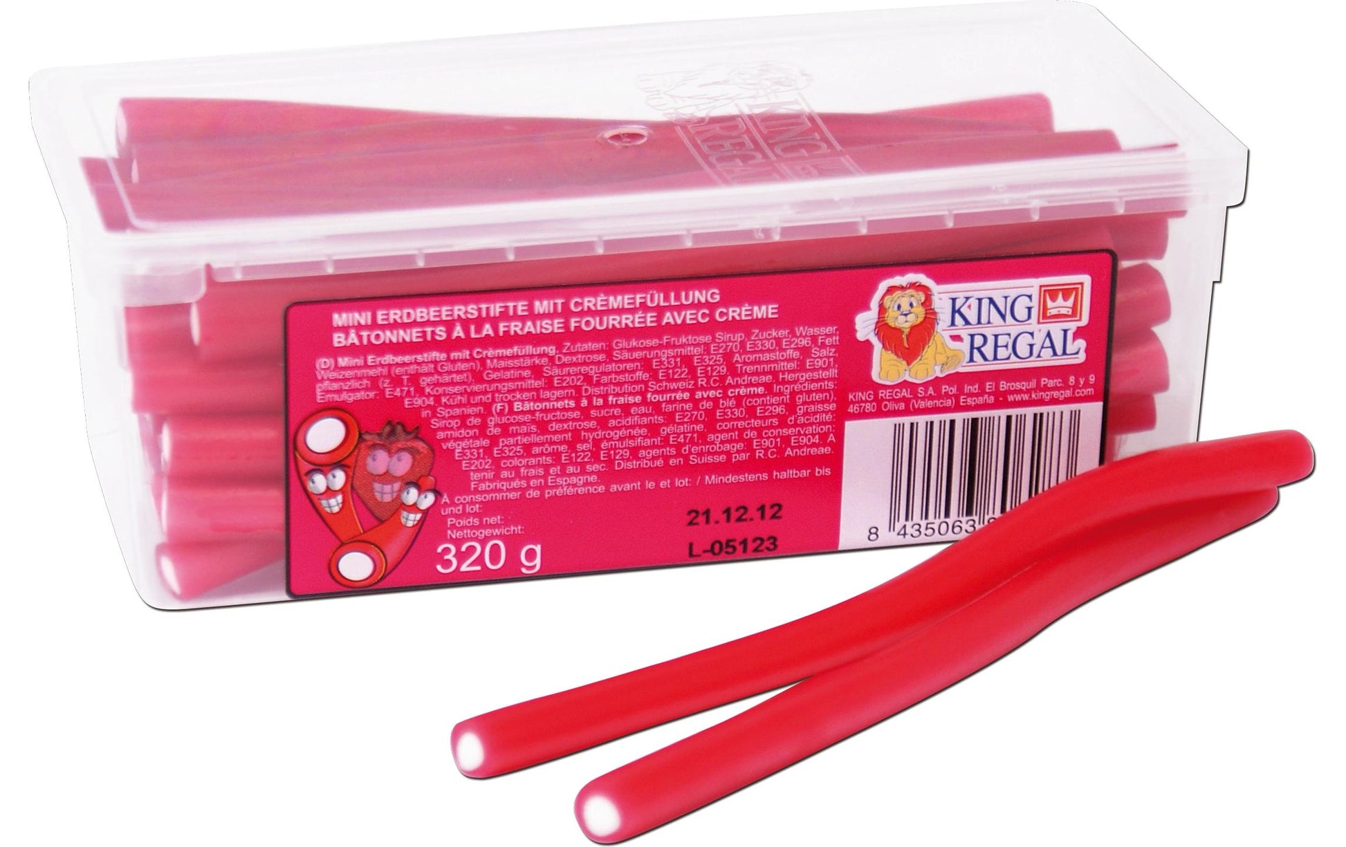 King Regal Gefüllte Gummibonbons – 3,32 kg