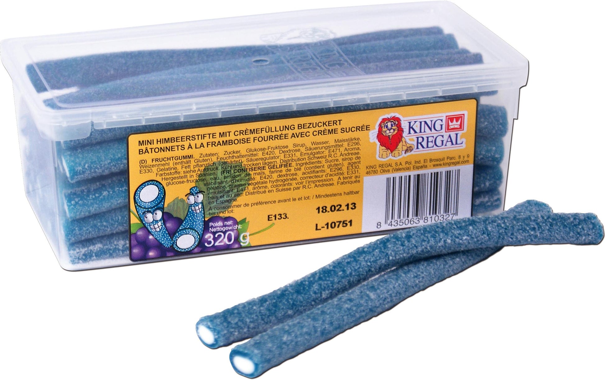 King Regal Gefüllte Gummibonbons – 3,32 kg