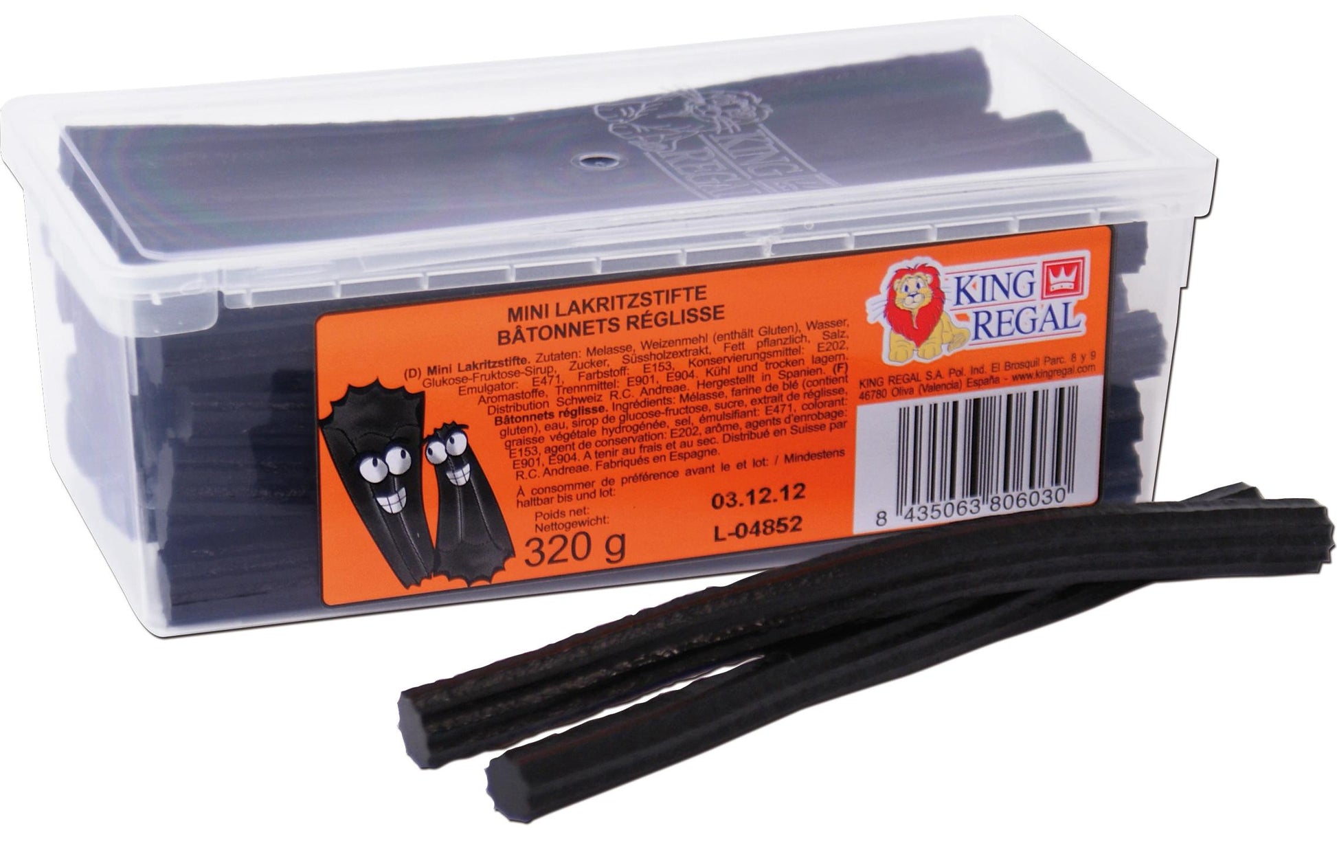 King Regal Gefüllte Gummibonbons – 3,32 kg