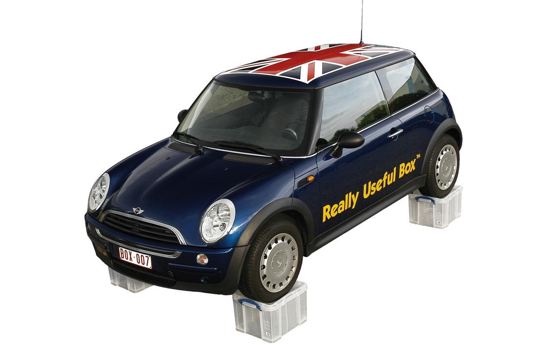 Really Useful Boxes Really Useful Box Aufbewahrungsbox 0,2 l – Kunststoff – transparent – 85 × 45 × 120 mm