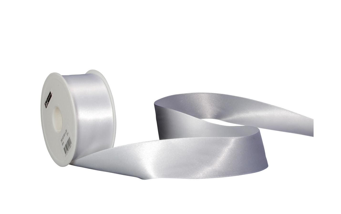 Spyk Geschenkband Satin Weiss – 40 mm × 25 m