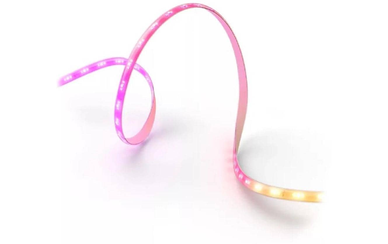 Philips Hue Lightstrip LED Flux Gradient – Philips Hue – mehrfarbig (RGBW) – 6'000 lm 60 W – weiss – 10 m