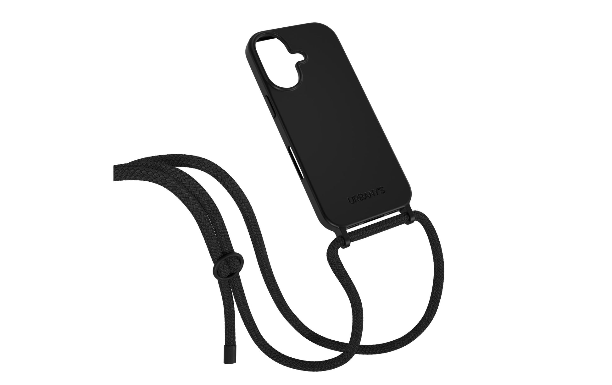 Urbany's Necklace-Hülle – für Apple iPhone 17 – schwarz – mit Kordel